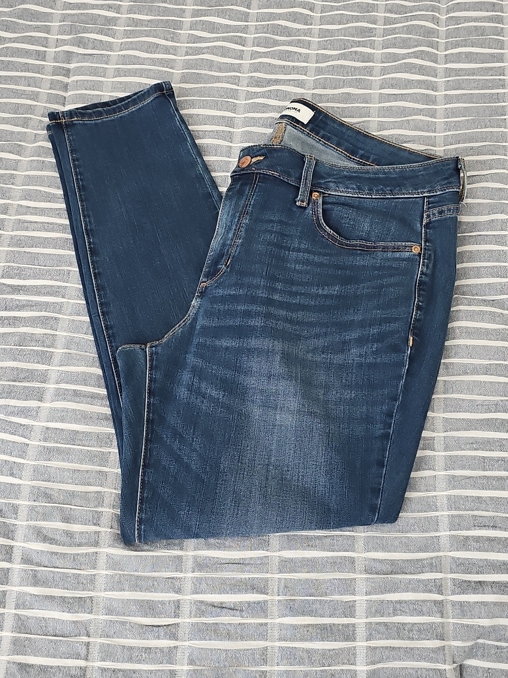 Sonoma Women's Dark Indigo Stretch Skinny Jeans Size 16P